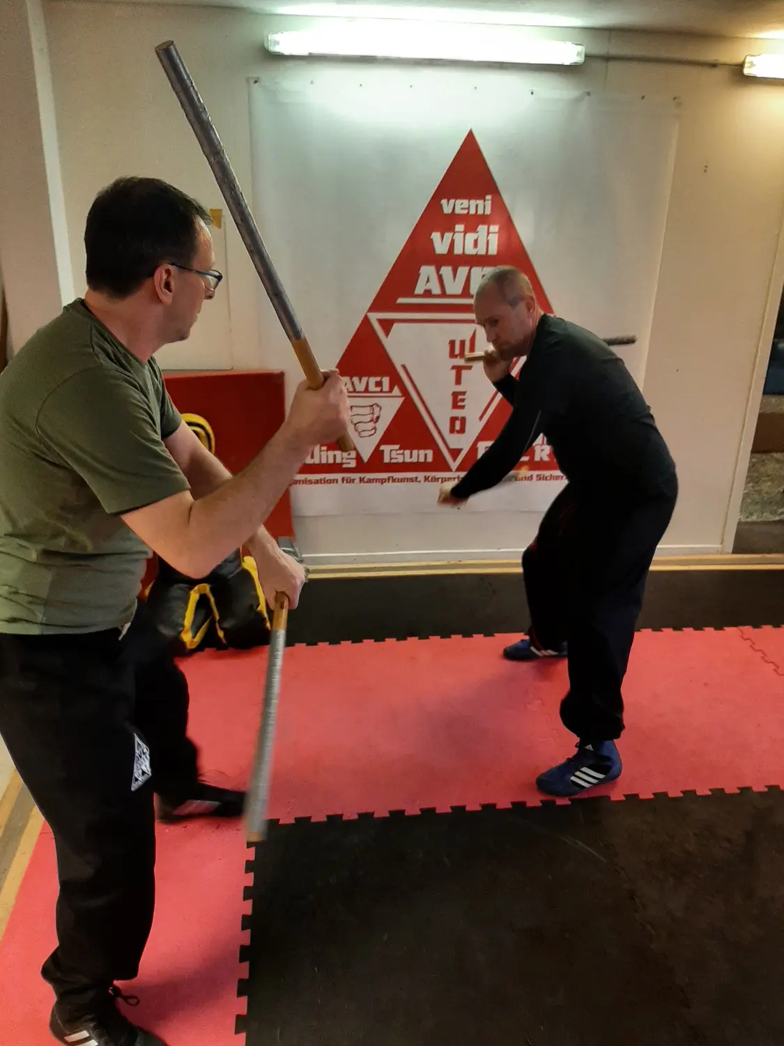 Kampfsportschule Moers - Training im Trainingsraum