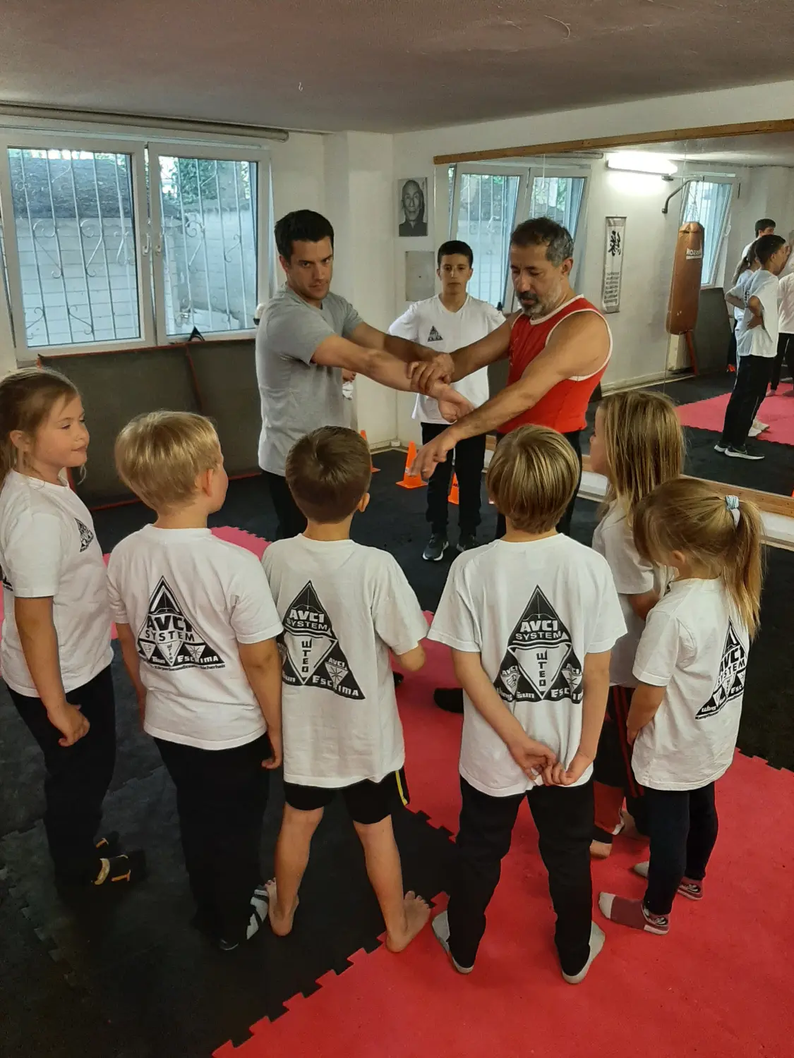 Kampfsportschule Moers - Kindertraining im Trainingsraum