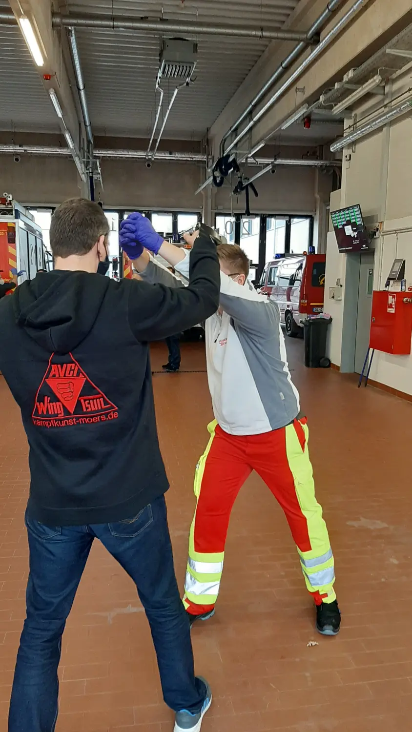 Kampfsportschule Moers - Training im Trainingsraum